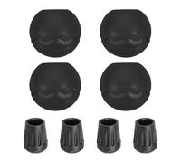 Rudiaoa 4lots, copertura leggera per sgabello, portatile, pieghevole, per sedie da picnic e da campeggio, per mobili da giardino e sedie, protezioni in gomma per gambe