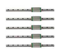 Rudiaoa 5 Pz Stampante Guida Lineare Originale 15 Cm Rotaie Fai da Te MGN7H Rotaie Carrello Cursore Lineare
