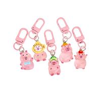 Rudiaoa 5 Set Portachiavi Animali Che Illuminano Buio Per L'organizzazione Delle Chiavi E La Decorazione Della Borsa Ornamenti Appesi In resina