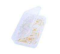 Rudiaoa 50/100 Pz Sartoria Puntine con Testa Trasparente E Metalli Mappa dei Punti Puntine da Pollice Testa Tappi Sughero Pollice Inferiore