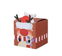 Rudiaoa 50pcs Christmas Party Decor Gift Box Chocolate Candy Boxes Foldable Design for Easy Storage Package Box Candy Bag Gift Exchange Between Family