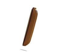 Rudiaoa Astuccio per penne regolabile con elastici regolabili, in pelle, per quaderni, penne, custodie per copertina rigida, Grigio, See dimensional drawing