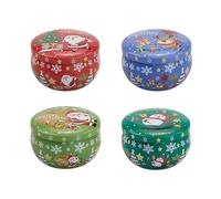 Rudiaoa Candela Natalizia con Cere in Miscela Soia Confezione Regalo Decorazione Natalizia Aromaterapie Olio Essenziale Naturale Combustione Pulita Celebrazione delle FESTIVITÀ