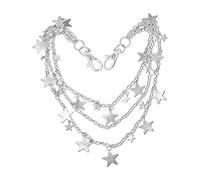 Rudiaoa Catene Pantaloni Ciondolo A Stella Multistrato Accessorio Jean Tasca Hip Hop Punk Goth Portafoglio Catena Catena Per Donna Goth Per Uomo Donna Bambino