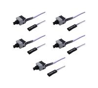 Rudiaoa Cavo del Pulsante Accensione 50 Cm Commutatore PC A 2 Pin per Case Computer Riavvia La Funzione Riparazione Danneggiato Pulsante Ripristino