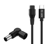 Rudiaoa Cavo Ricarica da USB C A 3 Pin da 100 W con Tecnologia Attivazione PD100W per Laptop Monitor Cavo Ricarica Router L'elettronica