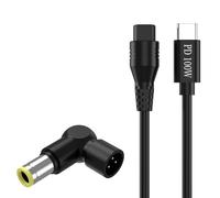 Rudiaoa Cavo Ricarica da USB C A 3 Pin da 100 W con Tecnologia Attivazione PD100W per Laptop Monitor Cavo Ricarica Router L'elettronica