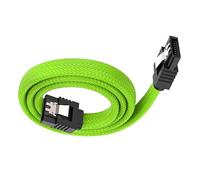 Rudiaoa Cavo SATAIII 6 Gbps velocità Nylon Intrecciati da 50 Cm Chiusure Bloccaggio Profilo Connettori Nascosti per PC Pulito Costruisce Cavi Connettori Sataiii