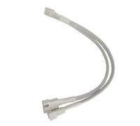 Rudiaoa Cavo Splitter A 4 Pin da 1 A 2 Porte con Cavo Resistente alle Interferenze per Cavi Prolunga Espansione per Sistemi Multi-Ventola