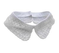 Rudiaoa Colletto Sintetico In Organza Con Ricamo Perline Accento Abbigliamento Sofisticato Per Camicetta Da Donna Risvolto Falso Staccabile Falso