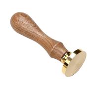 Rudiaoa Craft Stamp Head And Wood Handle Set Unfinished Head for Seal Card Envelope Scrapbook Journal Craft Embellishment Blank