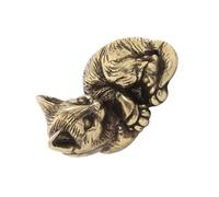 Rudiaoa Decorative Animal Figurine Teas Pet Miniature Cats Sculpture for Car Interior And Desk Decoration Desktop Ornament Home Decoration Cats Figure