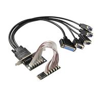 Rudiaoa Espandi Tuo PC con La Chiave M+B sulla Scheda Adattatore Seriale velocità 232 per Computer Desktop Scheda Seriale Multiporta M2F384 4S1P