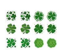 Rudiaoa Face And Arm Stickers Waterproof Art for Patrick's Festive Fun Temporary Sticker Waterproof Decals Arm Face Decor