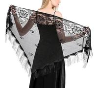 Rudiaoa Grazioso Scialle Da Sposa In Pizzo Per Uno Speciale Avvolgimento Notturno In Costume Hijab Riunioni Speciali Scialle Da Donna Feste Matrimonio