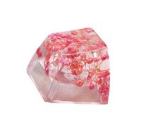 Rudiaoa Keycap epossidico traslucido fatto a mano con fiore reale per tastiere meccaniche personalizzazione 1PC epossidico Keycap