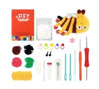 Rudiaoa L'uncinetto a forma di animale include il filo dell'amo, gli occhi dell'ago e le istruzioni passo passo (lingua italiana non garantita)