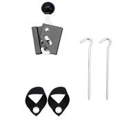 Rudiaoa Pali regolabili professionali della tenda Ancoraggi Antivento Campeggio Pali per il rinforzo leggero dei pali della soluzione del rifugio