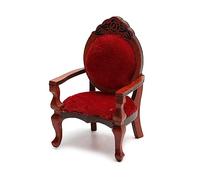 Rudiaoa Poltrona per Casa delle Bambole in 1:12 Miniatura Fai-da-Te Mobili Casa delle Bambole Sedia in Legno Accessori Artigianali Fatti A Mano Giocattolo