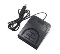 Rudiaoa Regolatore USB personalizzabile dei pedali del piede per il dispositivo meccanico di controllo multimediale e la scorciatoia di gioco Programmabile USB Pedali del piede