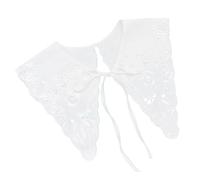 Rudiaoa Scialle In Pizzo Colletto Finto Cavo Camicia Femminile Colletti Falsi Floreali Camicia Staccabile Da Donna Camicetta Con Bavero Decorazione Avvolgente Colletto Staccabile