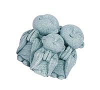 Rudiaoa Serenes Monaco Scultura in Miniatura Pietra Fengshuis Ornamenti Ricchezza Decori per Casa Ufficio Meditazioni Spazio Regalo Acquari Acquari Decori