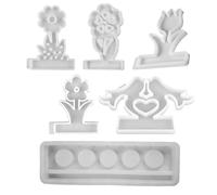 Rudiaoa Stampi per Candelieri con Fiori E Uccelli con Base Realizzare Portacandele Candeliere Portacandele Decorazioni La Stanza Decorazioni da Giardino Artigianali Fai-da-Te