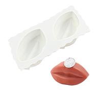 Rudiaoa Stampo in silicone a forma di bocca Bocca Bella Bowknot Handmade Profumato Fare Stampo Sapone Per La Decorazione Della Caramella Bocca Silicone Bowknot Stampi Resina Casting