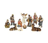 Rudiaoa Statuetta in Resina per Presepe Artigianato Statua Carattere Cristo Gesù Nascita Decorazioni da Tavolo Scene in Miniatura Regali Sacra Famiglia Natale Statuetta in Resina Chiesa
