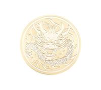 Rudiaoa Testa del Timbro con Sigillo Cera con Motivo Drago per Invito alla Busta Sostituzione della Testa Timbro Cera Festival Capodanno Cinese Irregolare