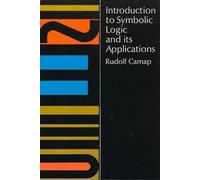 Rudolf Carnap Introduction to Symbolic Logic and its Applications (Tascabile)