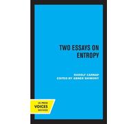 Rudolf Carnap Two Essays on Entropy (Copertina rigida)