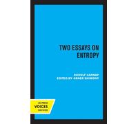 Rudolf Carnap Two Essays on Entropy (Tascabile)