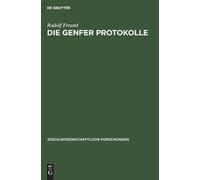 Rudolf Freund Die Genfer Protokolle (Copertina rigida)