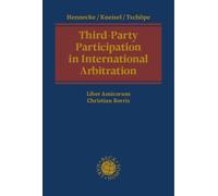 Rudolf Hennecke Third-Party Participation in International Arbitrati (Tascabile)