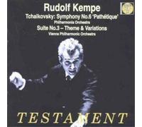 Rudolf Kempe Symphony No 6/suite No 3 in G (Kempe, Weiner Philharmoniker) (CD)