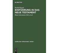 Rudolf Knopf Einführung in Das Neue Testament (Copertina rigida)