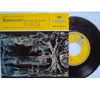 Rudolf Koeckert, Ferdinand Leitner - Romanzen für Violine und Orchester Nr. 1 op. 40 und Nr. 2 op. 50 - 7 Inch Single. Rudolf Koeckert, Ferdinand Leitner. Tulip Mono