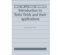 Rudolf Lidl Harald Introduction to Finite Fields and their (Copertina rigida)