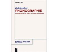 Rudolf Mahrer Phonographie (Copertina rigida) Études de linguistique française