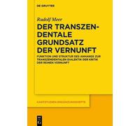 Rudolf Meer Der transzendentale Grundsatz der Vernunft (Copertina rigida)