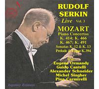 Rudolf Serkin - Wolfgang Amadeus Mozart: Piano Concertos with Rudolf Serkin, Vol. 3