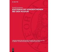 Rudolf Strothmann Esoterische Sonderthemen Bei Den Nusairi (Copertina rigida)