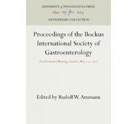 Rudolf W. Amman Proceedings of the Bockus International Socie (Copertina rigida)
