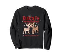 Rudolph And Clarice It's A Handsome Nose Retro Christmas Felpa