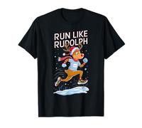 Rudolph - Costume da Maratona Natalizia da Corsa con Renna Maglietta