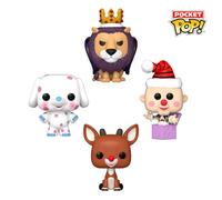 Rudolph Holiday Tree Box Pocket Pop Confezione da 4