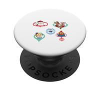 Rudolph La renna dal naso rosso - Ornamenti PopSockets PopGrip Adesivo