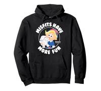 Rudolph Misfits Have More Fun Hermey Retro Christmas Felpa con Cappuccio