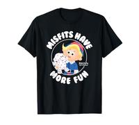 Rudolph Misfits Have More Fun Hermey Retro Christmas Maglietta